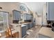 Well-lit kitchen with ample counter space, wood flooring and modern appliances at 4 Clemson Rd., Conway, SC 29526