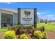 The Buckeye Forest sign welcomes you to this new community established in 2022 at 402 Toledo St., Conway, SC 29526