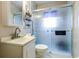 Updated bathroom featuring a glass enclosed shower and modern fixtures at 404 13Th Ave. S, Myrtle Beach, SC 29577