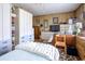 Bedroom with wood-paneled walls and lots of storage space at 404 13Th Ave. S, Myrtle Beach, SC 29577