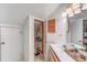 Bathroom sink with lots of lighting and storage space at 4486 Little River Inn Ln. # 2107, Little River, SC 29566