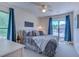 Cozy bedroom with two windows, plush bedding, and soothing blue accents for a relaxing atmosphere at 4486 Little River Inn Ln. # 2107, Little River, SC 29566