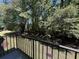 Balcony overlooking trees and green space at 5001 Little River Rd. # W-211, Myrtle Beach, SC 29577