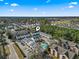 An aerial view shows the community with trees, roadways, and the unit designated with a marker at 6703 Jefferson Pl. # B7, Myrtle Beach, SC 29572