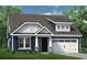 Charming single-Gathering home with a two-car garage, well-manicured lawn, and stylish blue siding at 831 Big Cedar Dr., Loris, SC 29569