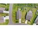 Birds-eye view of home, landscaping, and neighborhood, showcasing the property's location and surroundings at 924 Sorano St., Myrtle Beach, SC 29579