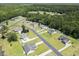 Picturesque neighborhood featuring spacious, well-manicured lawns and sidewalks, enveloped by a dense forest backdrop at 95 Timber Run Dr., Georgetown, SC 29440