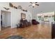 Bright living room with vaulted ceilings and plenty of space for entertaining at 95 Timber Run Dr., Georgetown, SC 29440