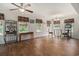 Open living space illuminated by natural light with a dining area at 95 Timber Run Dr., Georgetown, SC 29440