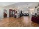A spacious living room leads into an open kitchen, ideal for modern living at 95 Timber Run Dr., Georgetown, SC 29440