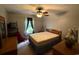 Simple bedroom with a ceiling fan and natural light at 125 Gavin Hill Ct., Aynor, SC 29511