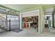 Spacious garage with ample storage space for vehicles and equipment at 161 Easy St., Garden City Beach, SC 29576