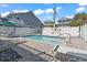 Private pool area with lounge chairs providing a perfect spot for relaxation and sunbathing at 161 Easy St., Garden City Beach, SC 29576