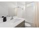Bathroom featuring a shower and tub combination and a stylish vanity sink at 1620 San Andres Ave., Little River, SC 29566