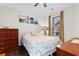 Cozy bedroom featuring nautical themed decor, including artwork, bedding, and decorative accents at 186 Ella Kinley Circle # 101, Myrtle Beach, SC 29588