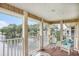 Balcony boasts serene water views, perfect for relaxation and enjoying nature at 1900 Duffy St. # H-8, North Myrtle Beach, SC 29582
