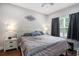 Tranquil bedroom featuring a ceiling fan, ample natural light, and modern decor at 2472 Bayboro St. # C, Loris, SC 29569
