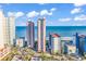 Exterior shot of Myrtle Beach condos offering ocean views and convenient parking at 2500 N Ocean Blvd. # 1102, Myrtle Beach, SC 29577