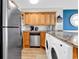 Well-equipped kitchen with stainless steel appliances, granite countertops, and ample cabinetry, perfect for culinary enthusiasts at 2500 N Ocean Blvd. # 1102, Myrtle Beach, SC 29577