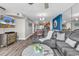 Open concept living space with modern furnishings and expansive views, creating a comfortable and stylish atmosphere at 2500 N Ocean Blvd. # 1102, Myrtle Beach, SC 29577