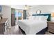Bright main bedroom with balcony access and a comfortable king-size bed, offering serene ocean views at 2500 N Ocean Blvd. # 1102, Myrtle Beach, SC 29577