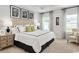 Comfortable bedroom featuring a neutral color palette, plush carpet, and natural light at 2616 Elowen Ln. # 167B, Longs, SC 29568