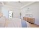 Relaxing primary bedroom with trey ceiling, dresser, and light colored walls at 2729 Long Avenue Ext., Conway, SC 29526