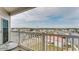 A balcony view of the surrounding neighborhood and water tower at 3401 N Ocean Blvd. # 302, North Myrtle Beach, SC 29582