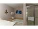 Bathroom featuring a soaking tub, shower, and ample vanity space at 3401 N Ocean Blvd. # 302, North Myrtle Beach, SC 29582