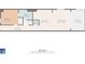 Floorplan includes a kitchen, living room, balcony, bedroom, bathroom, laundry room, and foyer at 4000 N Ocean Blvd. # 506, North Myrtle Beach, SC 29582