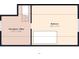 Floor plan displaying the layout of the bedroom and office at 401 17Th Ave. S, North Myrtle Beach, SC 29582