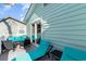 Relaxing balcony featuring comfortable seating and exterior view at 4307 Beverly Ct., North Myrtle Beach, SC 29582