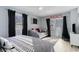 Relaxing guest bedroom with a sleeper sofa and direct access to a balcony at 4307 Beverly Ct., North Myrtle Beach, SC 29582