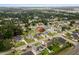 Aerial view of a residential neighborhood featuring well-maintained homes, lush greenery, and convenient access to amenities at 4639 Mandi Ave., Little River, SC 29566