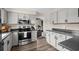 Well-equipped kitchen with stainless steel appliances and plenty of countertop space, adjacent to the home gym at 4639 Mandi Ave., Little River, SC 29566
