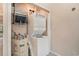 Stacked washer and dryer next to a water heater at 510 Fairwood Lakes Dr. # 18N, Myrtle Beach, SC 29577