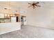 Bright living space with vaulted ceilings that flows into the kitchen and laundry area with stackable units at 510 Fairwood Lakes Dr. # 18N, Myrtle Beach, SC 29577