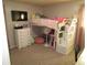 This bedroom features a cute loft bed and plush carpet at 5578 Dongola Hwy., Conway, SC 29527