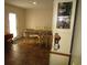 Inviting dining room with tile floors, table with seating, and decorative cabinet at 5578 Dongola Hwy., Conway, SC 29527