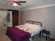Large bedroom with a walk-in bathroom and a wall mounted TV at 5578 Dongola Hwy., Conway, SC 29527