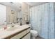 Cozy bathroom with shower/tub combination and beach-themed decor at 5905 South Kings Hwy. # 5202, Myrtle Beach, SC 29575