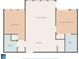 A simple floor plan features a living room, kitchen, bedrooms, and baths at 5905 South Kings Hwy. # 5202, Myrtle Beach, SC 29575