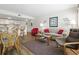 Comfortable living room with stylish decor, wood floors and plenty of natural light at 5905 South Kings Hwy. # 5202, Myrtle Beach, SC 29575