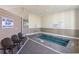 Relaxing indoor hot tub area, featuring clear signage and comfortable seating options at 5905 South Kings Hwy. # A518, Myrtle Beach, SC 29575