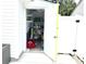 Exterior storage with shelving, ideal for organizing outdoor equipment at 6630 W Sweetbriar Trail, Myrtle Beach, SC 29588