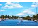 Beautiful water view features sailboats and a picturesque landscape on a clear day at 67 Bossie Ln., Georgetown, SC 29440