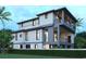 An impressive home with a modern design featuring sharp lines, balconies and an expansive fenced yard at 852 Waterton Ave., Myrtle Beach, SC 29579