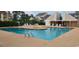 Inviting pool area with ample seating and sunbathing space, perfect for relaxation and enjoyment at 1025 W Plantation Dr. W # 2817, Little River, SC 29566