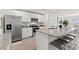 Modern kitchen featuring stainless appliances, granite countertops, and eat-in island at 1031 Corn Husk Loop, Conway, SC 29527