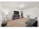 Cozy living room with modern furniture, wood-look floors, and contemporary decor at 1031 Corn Husk Loop, Conway, SC 29527